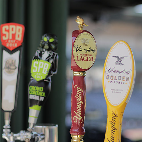 Draft beer options at Mississippi Braves Stadium