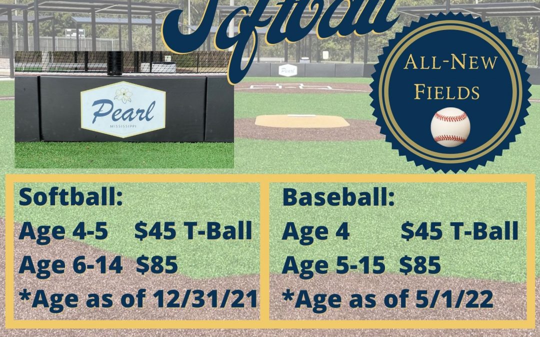 Baseball and Softball Registration is Now Open!