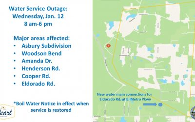 Planned Water Service Outage on Wed. Jan 12 in NE Pearl