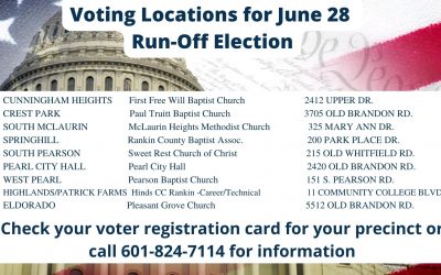 Vote in the Congressional Run-Off Election Tuesday.