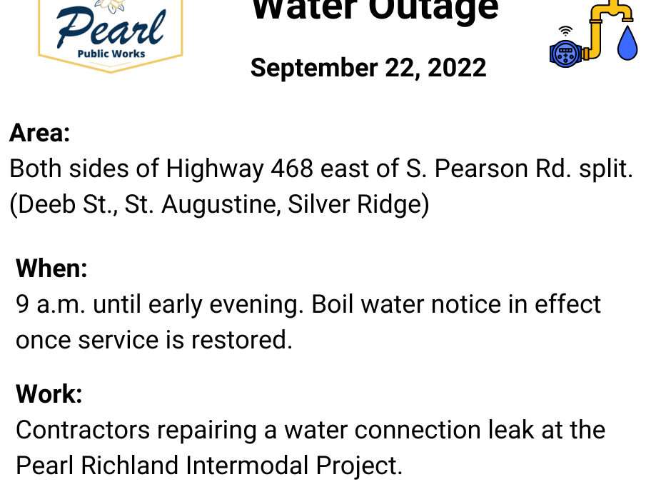 Water Outage Alert: 9.22.22