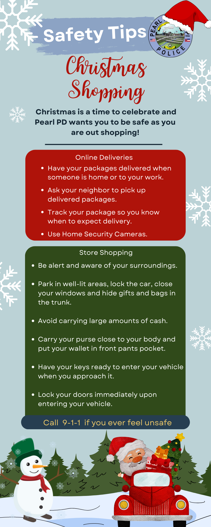 Christmas Shopping Safety Christmas Shopping Safety
