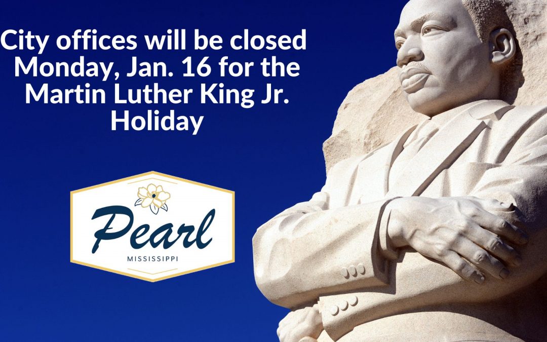 City Offices Closed Monday, Jan. 16