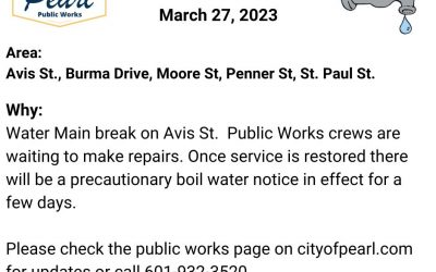 Water Outage Alert for 3.27.23