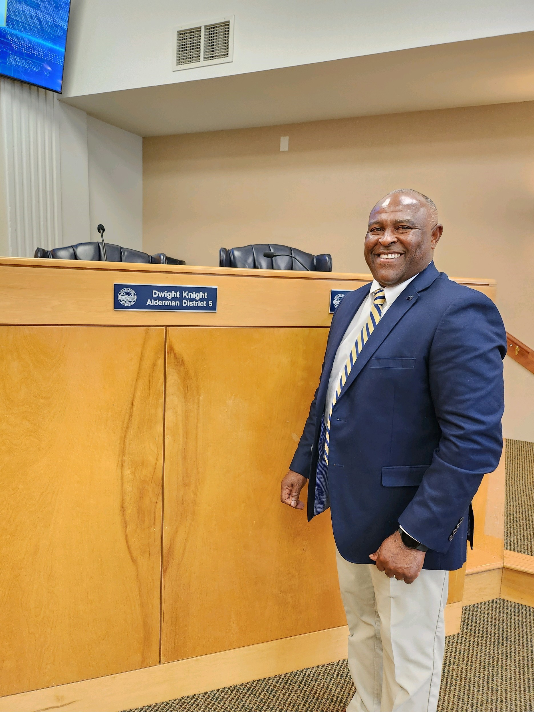 Dwight Knight Appointed New Alderman for District Five