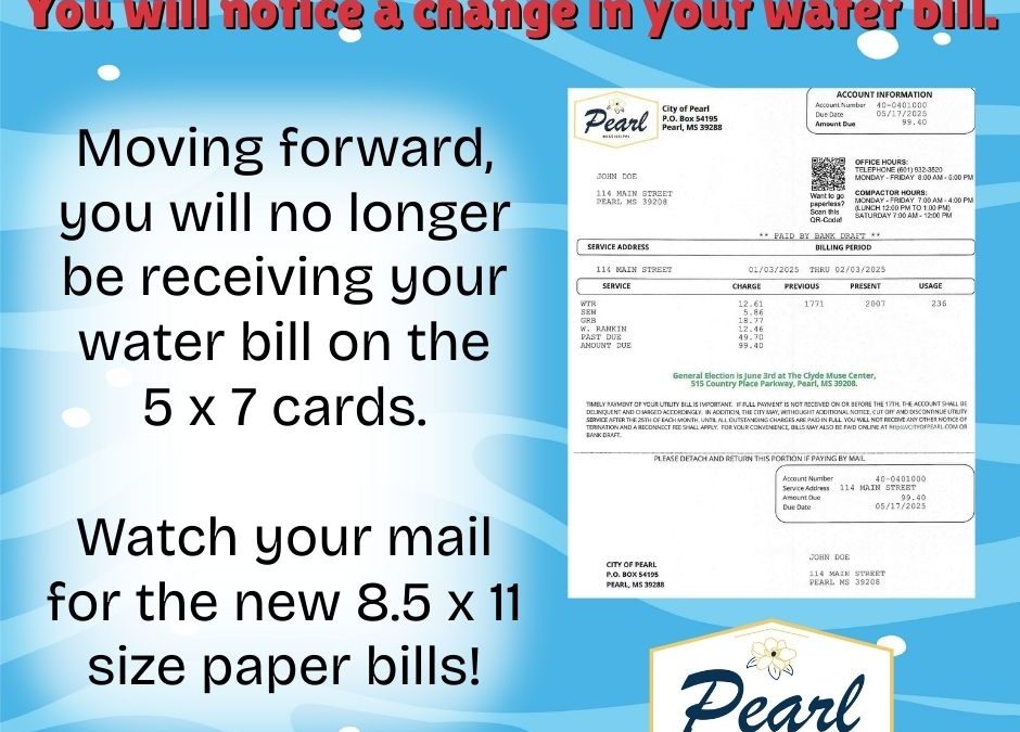 New Water Bills